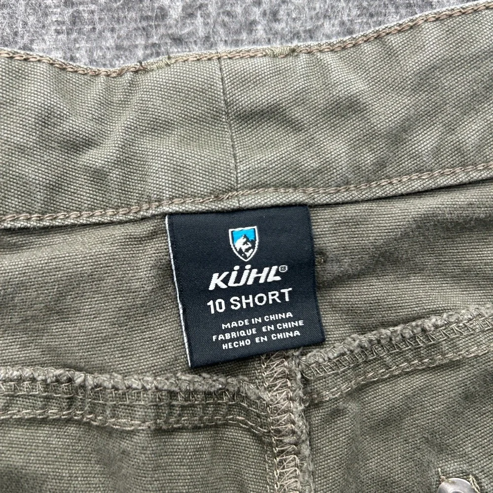 Kuhl Brooke Skinny Pants Womens 10 Short Green Twill Stretch Outdoor 6284